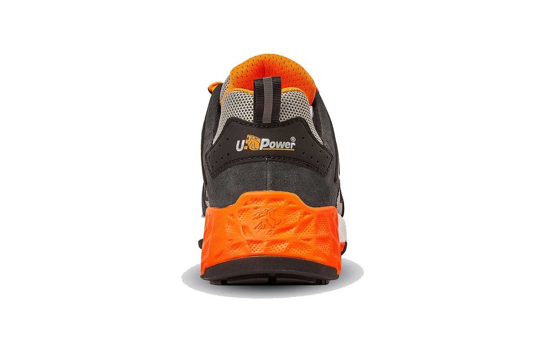 U-Power Red Stratos Sicherheitsschuh orange, Rückansicht